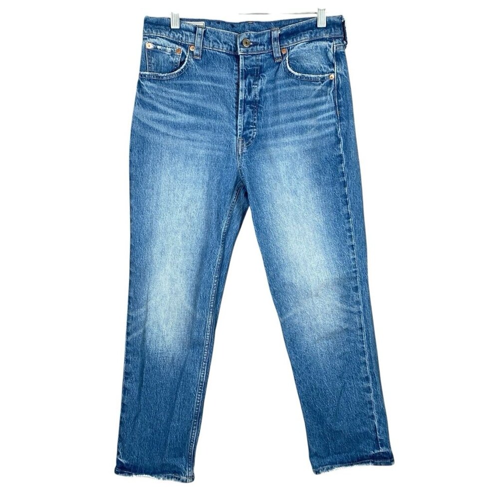 GAP Women's Straight Leg Jeans - Classic Blue